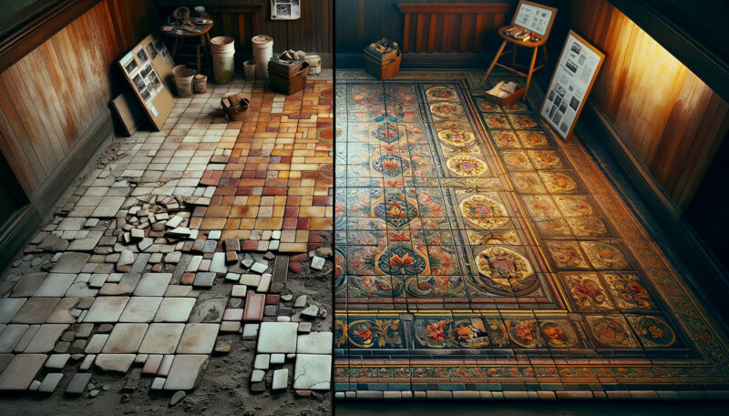 The Forgotten Art of Victorian Tiled Floor Restoration