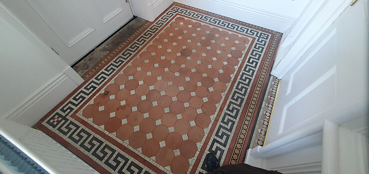 Victorian tile cleaning