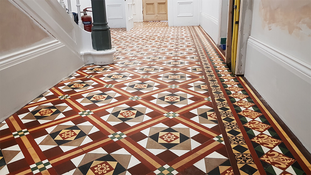 After Victorian Tile Cleaning