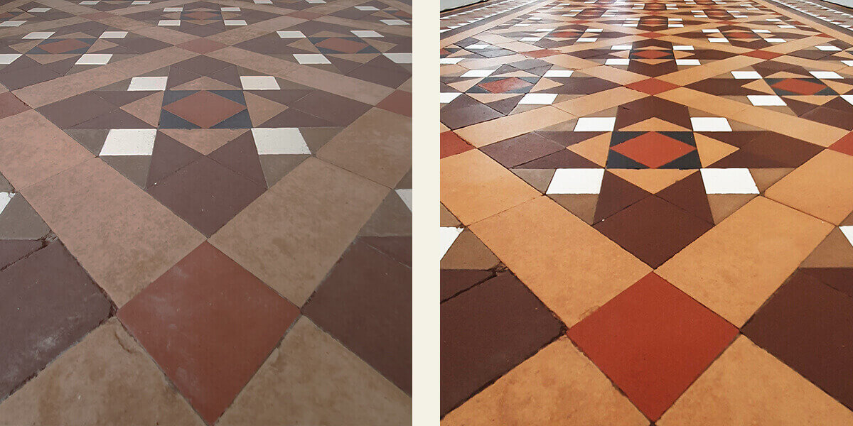 cleaning victorian tiles in newcastle