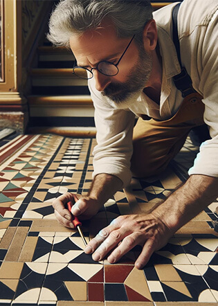 Artisan Mosaic Tile Repair
