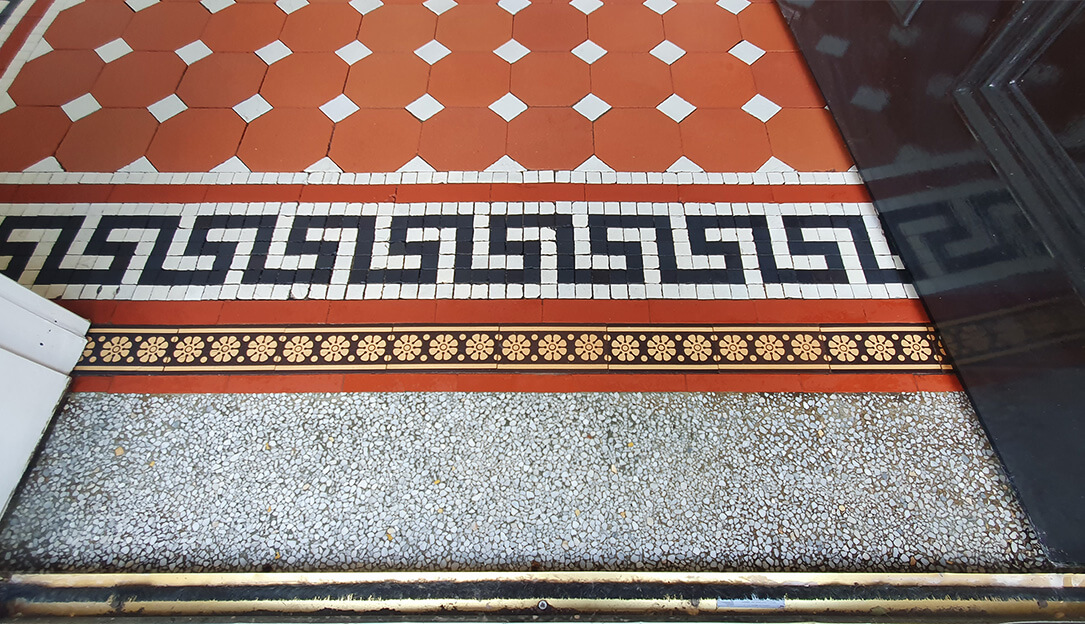 Victorian tile colour restoration experts